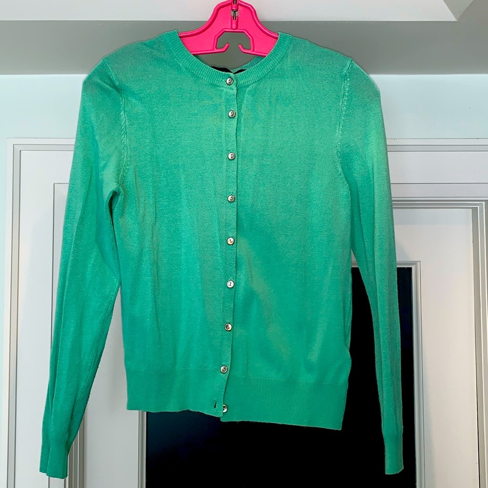 M&S lightweight cardigan, green